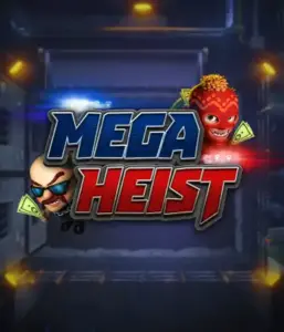 Enter the action-packed world of the Mega Heist game by Relax Gaming, showcasing quirky characters ready to pull off a daring robbery. This image depicts the intensity of the heist with its striking logo and a mysterious vault backdrop. Ideal for those who enjoy adventure-themed slots, delivering a captivating adventure. 