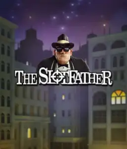 Immerse yourself in the nefarious realm of The Slotfather slot by Betsoft, showcasing a commanding mafia boss posed against a moonlit cityscape. This image captures the intense ambience of the organized crime, with the boss dressed in a sharp black suit and fedora. Ideal for lovers of gangster-themed games, offering a thrilling gaming experience. 