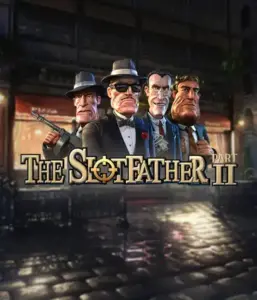 Enter the nefarious world of The Slotfather 2 slot by Betsoft, featuring four iconic mafia characters against a shadow-lit urban backdrop. This image captures the gritty atmosphere of the mobster lifestyle with its vivid character design and suspenseful setting. Great for fans of crime dramas, delivering a thrilling gaming experience. 